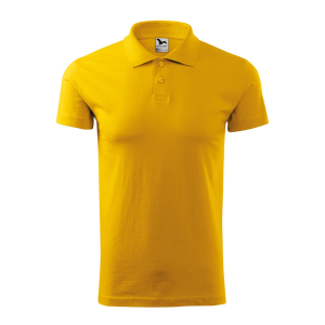 Koszulka Polo męska Single J.202 żółty