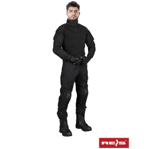 Ubranie ochronne Tactical Guard w skład którego wchodzi bluza i spodnie do pasa.