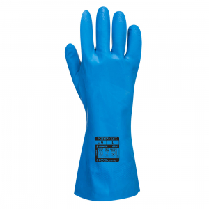 A814 - Rękawica nitrylowa dla przemysłu spożywczego Niebieski