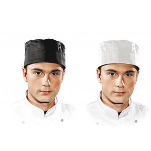 Krótka czapka kucharska z serii Chef's Kitchen.