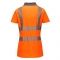 Damska koszulka ostrzegawcza polo pomarańczowa LW72