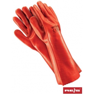 Rękawice ochronne z PCV - 40 cm